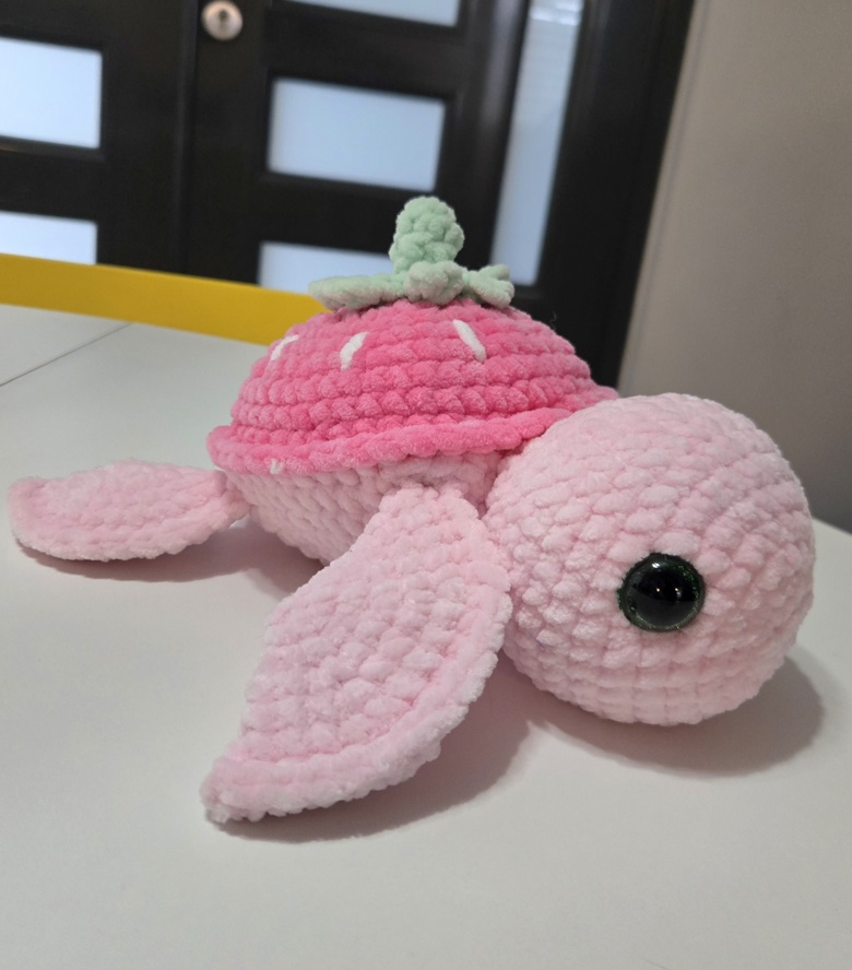 Strawberry Turtle Plushie